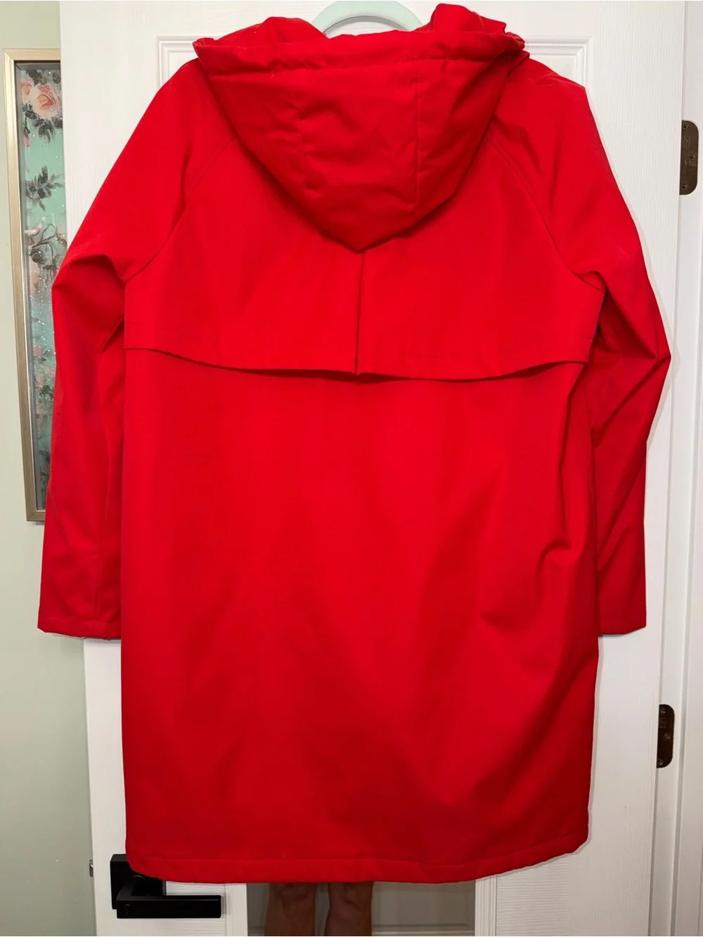 kate spade Bright Red Hooded Coat